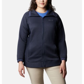 Columbia Jas Dames, Saturday Trail Full Zip Plus Size Donkerblauw, 94ZJQCKHO